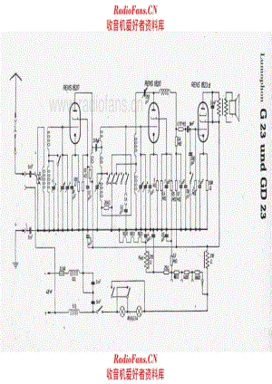 Lumophon G23 GD23 电路原理图.pdf