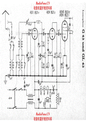 Lumophon G43 GL43 电路原理图.pdf