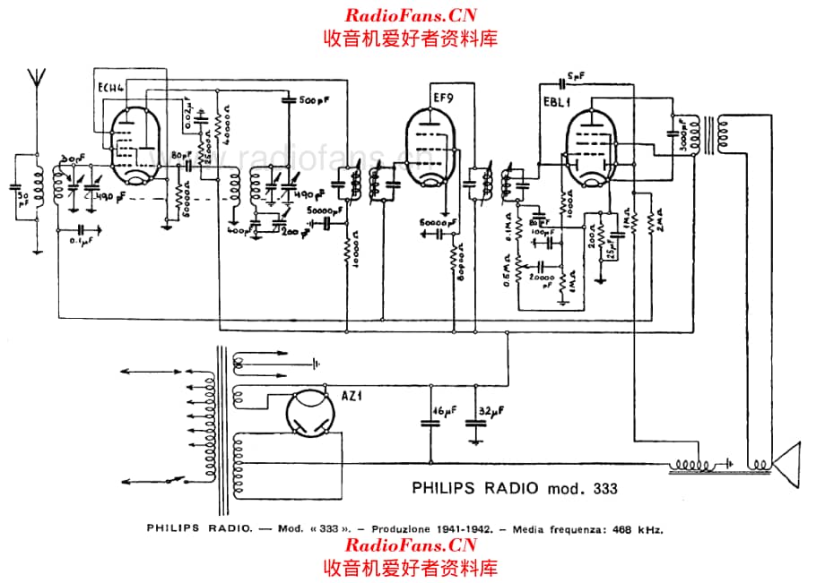 Philips 333 电路原理图.pdf_第1页