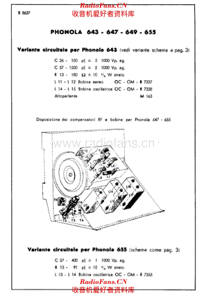 Phonola 643 647 649 655 variants 电路原理图.pdf