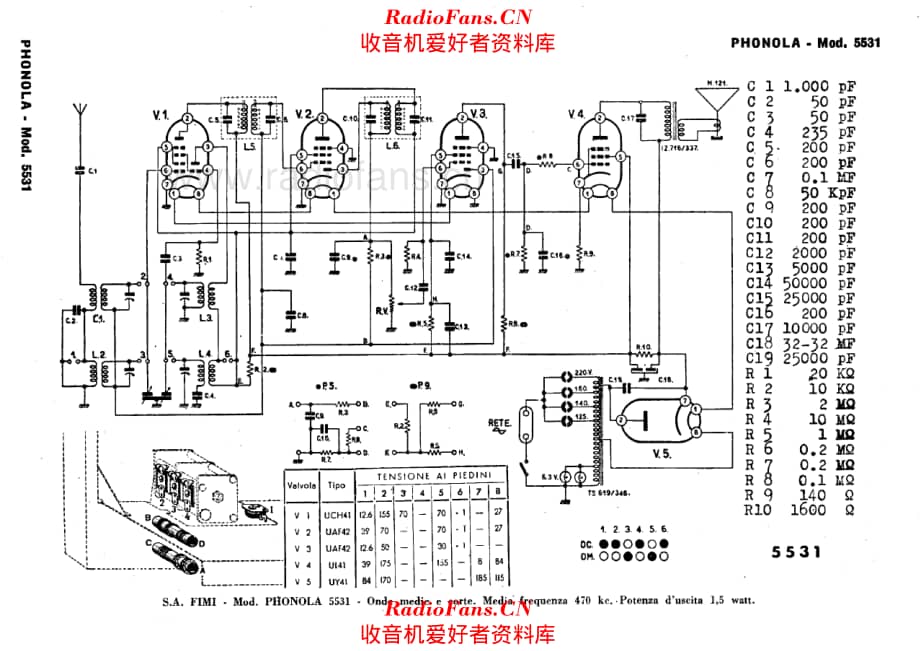 Phonola 5531 电路原理图.pdf_第1页