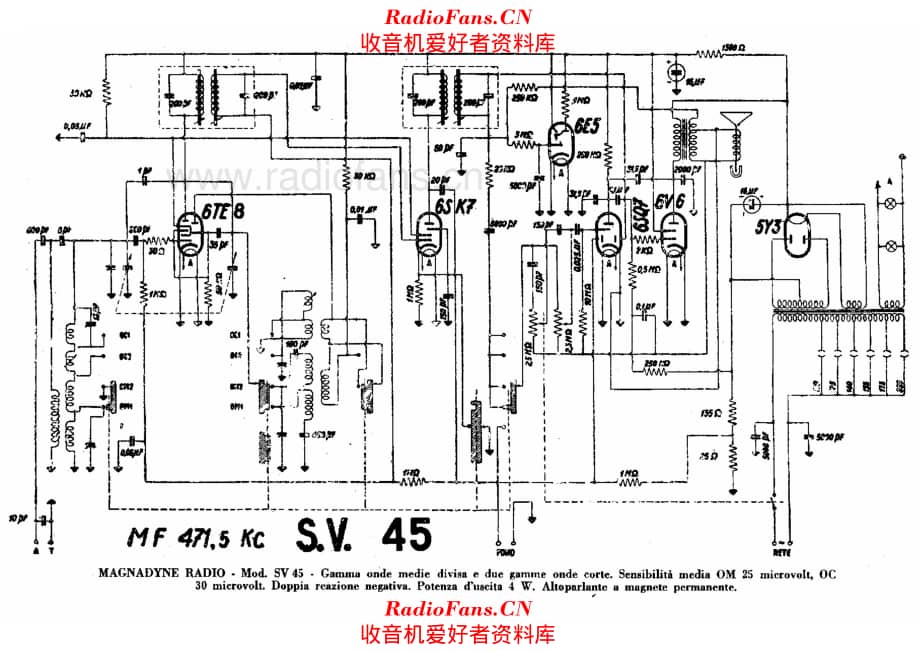 Magnadyne SV45 电路原理图.pdf_第1页