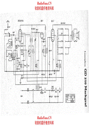 Lumophon GD210 Markgraf 电路原理图.pdf