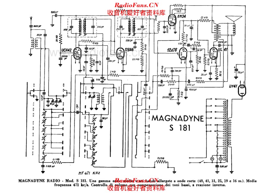 Magnadyne S181 电路原理图.pdf_第1页