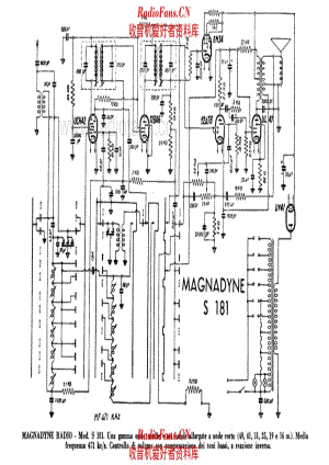 Magnadyne S181 电路原理图.pdf