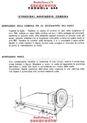Phonola 644 tuning cord 电路原理图.pdf