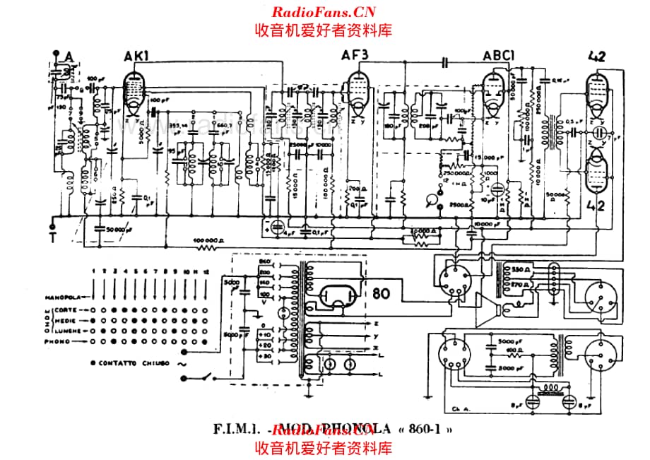 Phonola 860-1 电路原理图.pdf_第1页