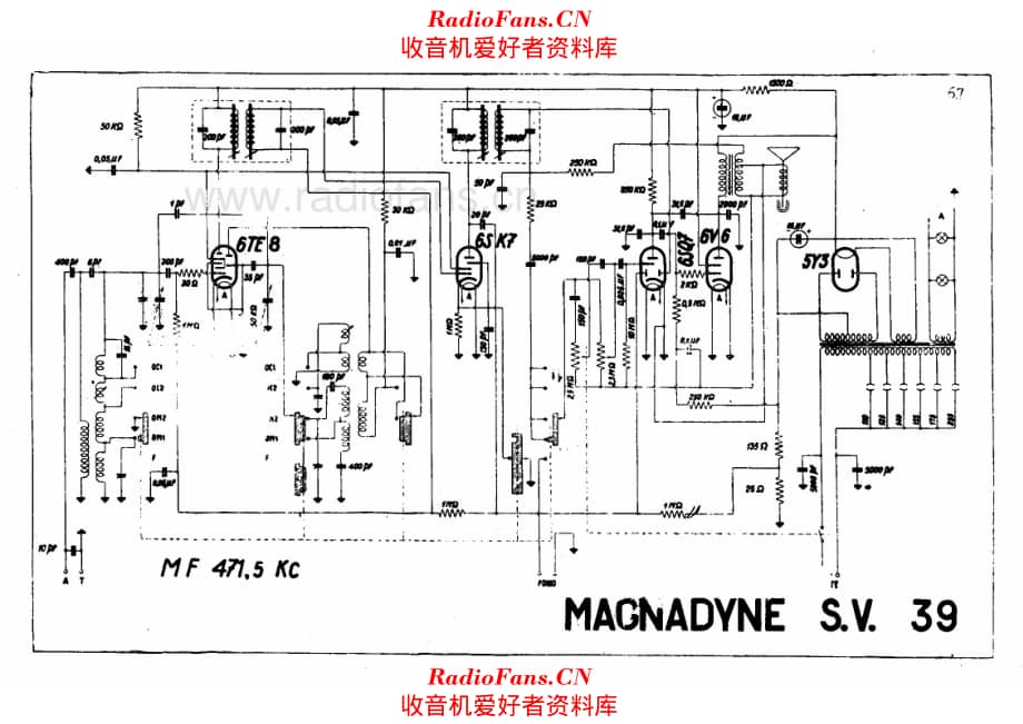 Magnadyne SV39 电路原理图.pdf_第1页