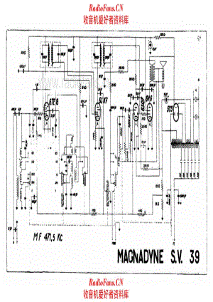 Magnadyne SV39 电路原理图.pdf