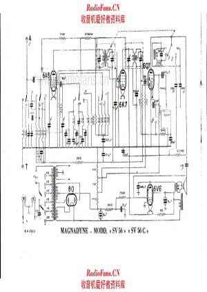 Magnadyne SV56_SV156 电路原理图.pdf
