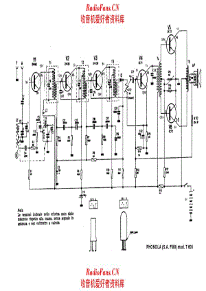 Phonola T601 电路原理图.pdf