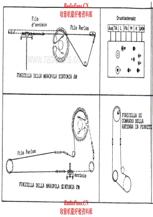 Nordmende Carmen Fidelio Phono-Super Caruso tuning cord 电路原理图.pdf