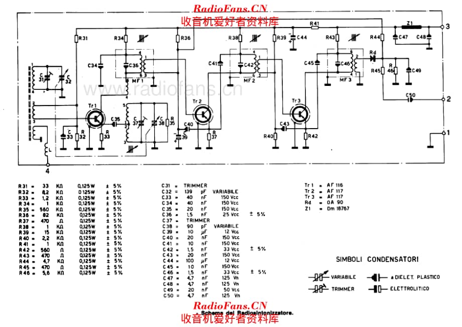 LESA Radiorenas PR2 tuning unit 电路原理图.pdf_第1页