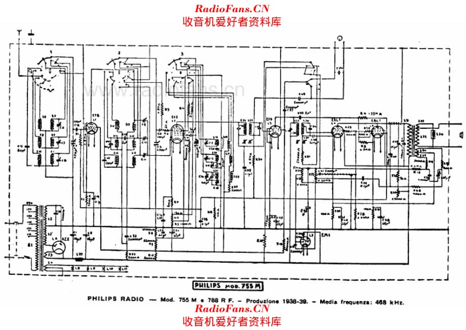Philips 755M 788RF 电路原理图.pdf_第1页