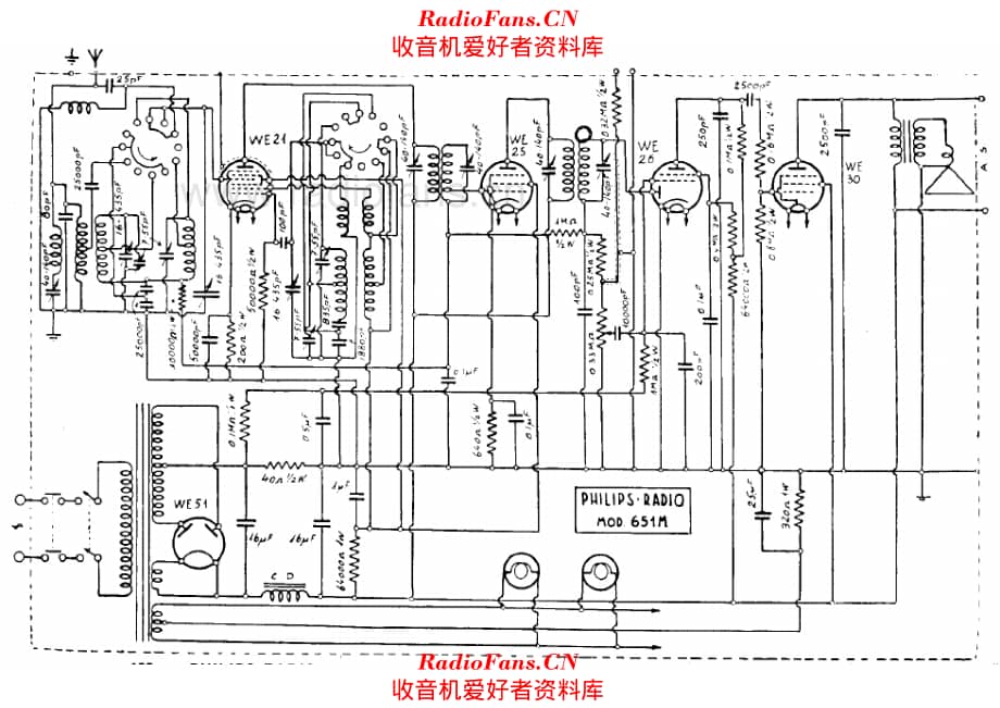 Philips 651M 电路原理图.pdf_第1页