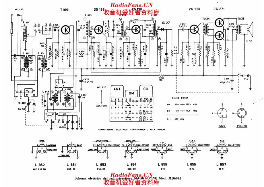 Magnadyne MD6041 电路原理图.pdf_第1页