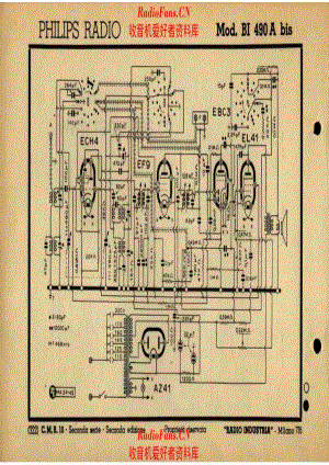Philips BI490Abis 电路原理图.pdf