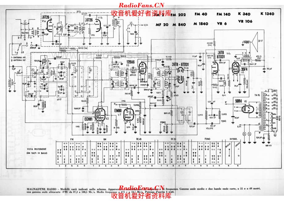 Magnadyne FM2 FM202 FM40 电路原理图.pdf_第1页