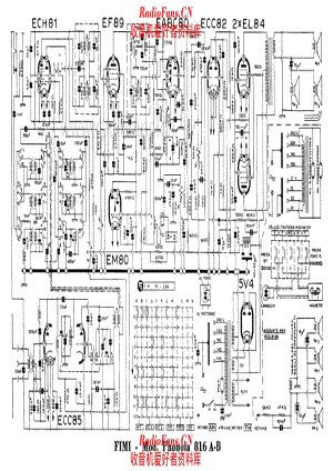 Phonola 816A 816B 电路原理图.pdf