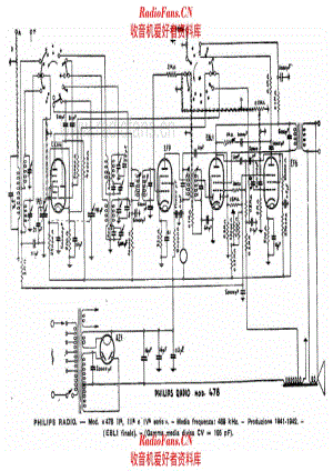 Philips 478 II III IV series 电路原理图.pdf