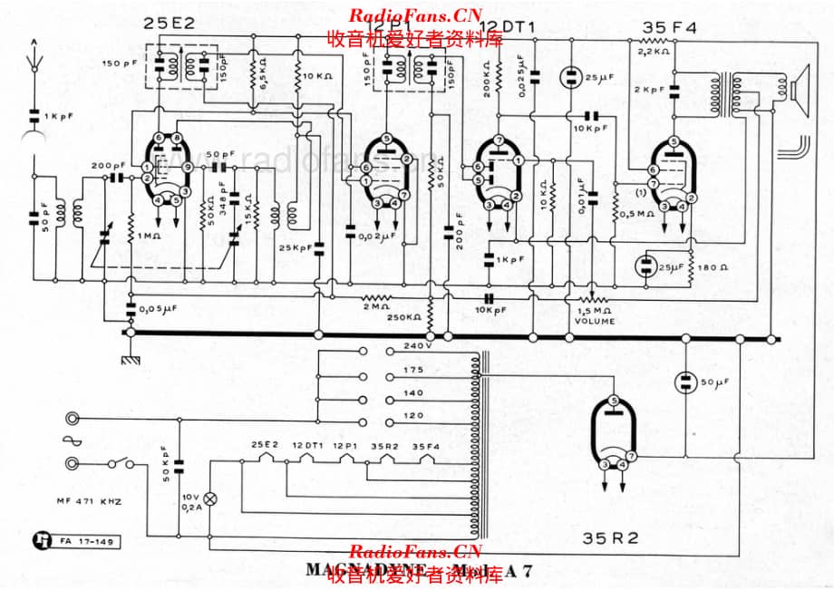 Magnadyne A7 电路原理图.pdf_第1页