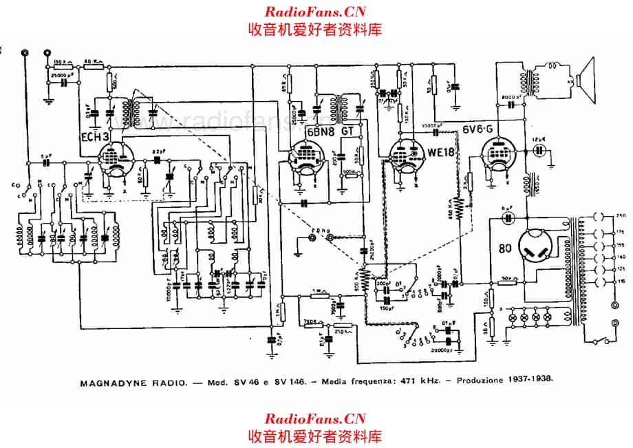 Magnadyne SV46 SV146 电路原理图.pdf_第1页