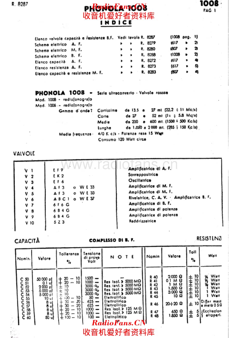 Phonola 1008 components 电路原理图.pdf_第1页