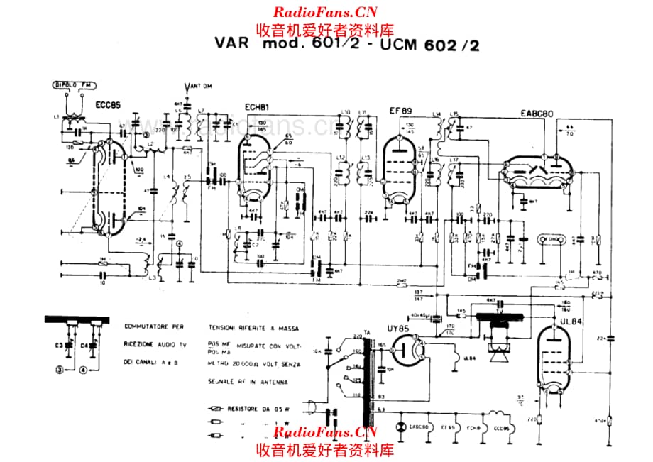 Mivar 601-2 UCM602-2 电路原理图.pdf_第1页