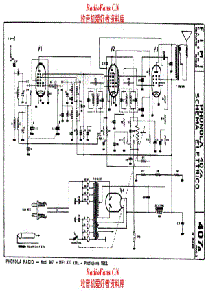 Phonola 407A 电路原理图.pdf
