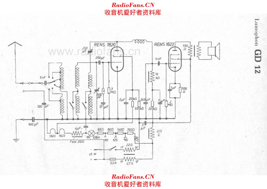 Lumophon GD12 电路原理图.pdf_第1页