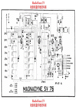 Magnadyne SV76 电路原理图.pdf