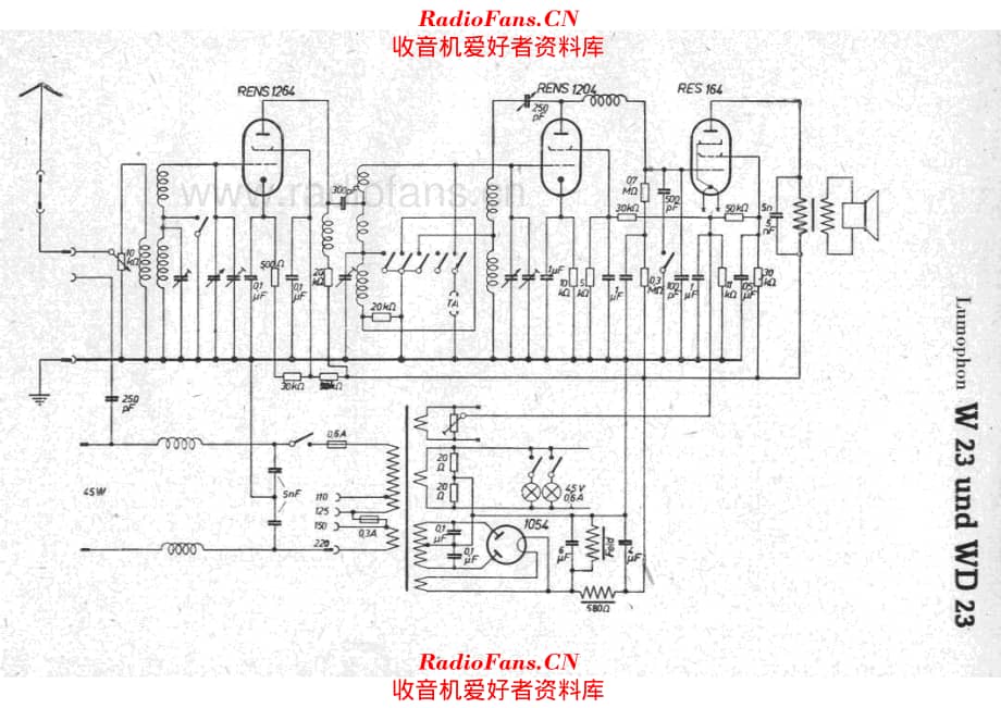 Lumophon W23 WD23 电路原理图.pdf_第1页