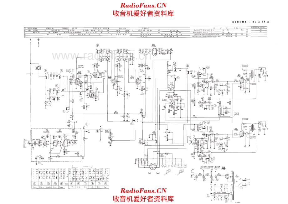 Philips B7X14A 电路原理图.pdf_第1页
