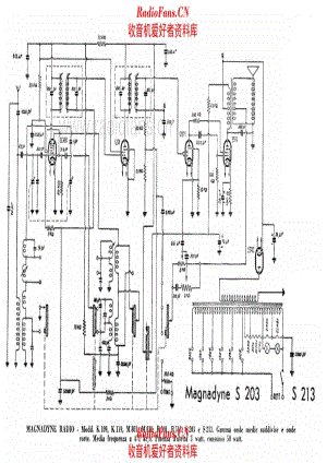 Magnadyne S203 S213 电路原理图.pdf