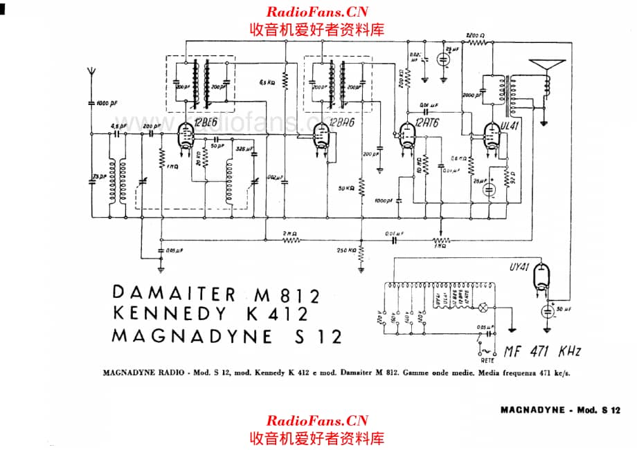 Magnadyne S12 电路原理图.pdf_第1页