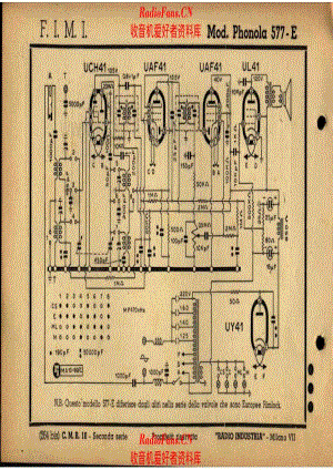 Phonola 577-E 电路原理图.pdf