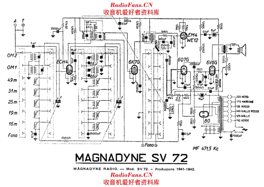 Magnadyne SV72 电路原理图.pdf_第1页