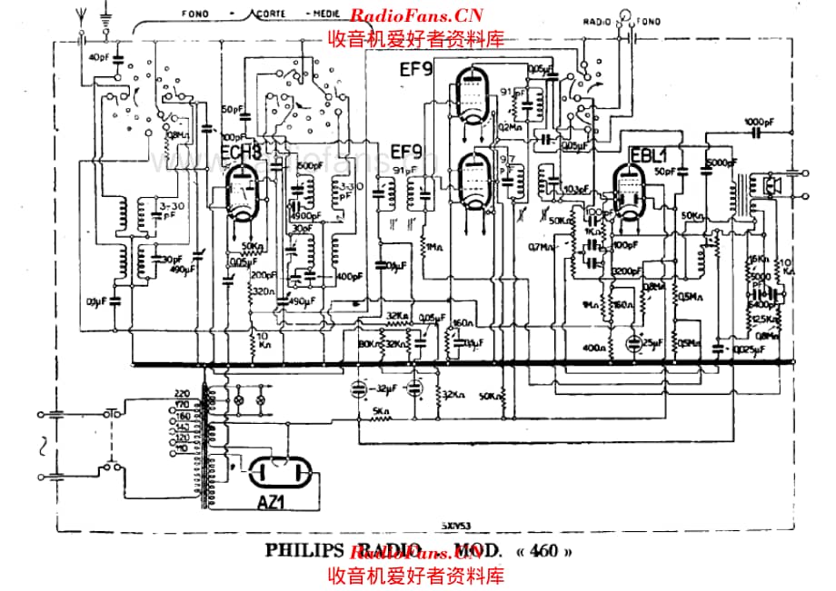 Philips 460 电路原理图.pdf_第1页