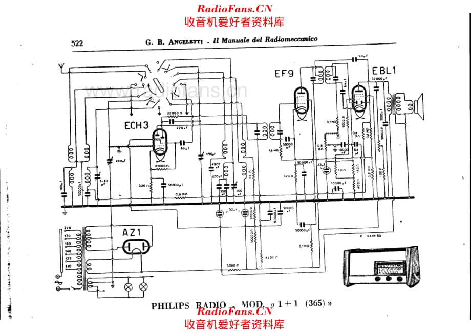 Philips 1+1-365 电路原理图.pdf_第1页