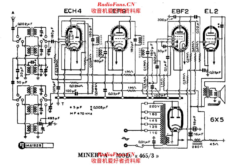 Minerva 465-3 电路原理图.pdf_第1页