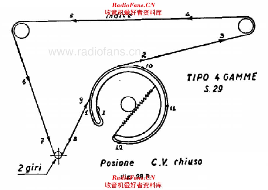 Magnadyne S27 tuning cord 电路原理图.pdf_第1页