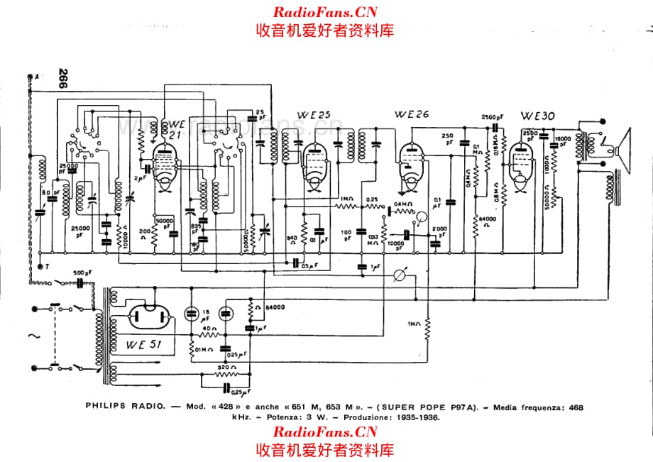 Philips 428_651M_653M_SuperPopeP97A 电路原理图.pdf_第1页