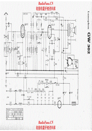 Lumophon GW302 电路原理图.pdf