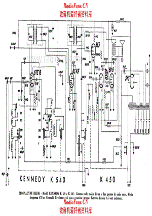 Magnadyne Kennedy K450 K540 电路原理图.pdf