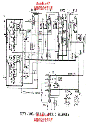 Nova 502A-E PRC 5 valvole 电路原理图.pdf
