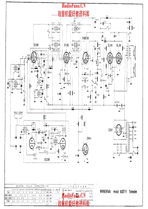 Minerva 627-1 Trieste 电路原理图.pdf