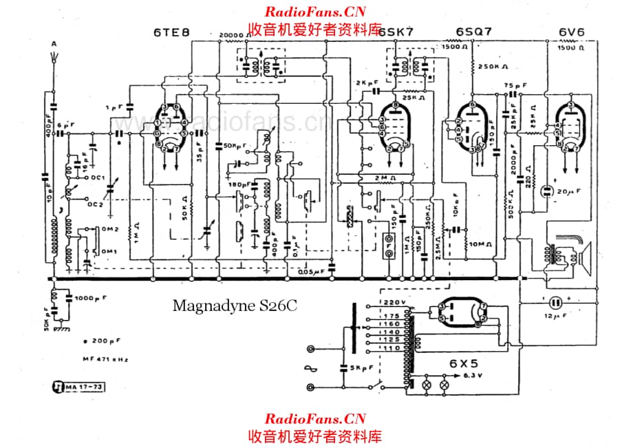 Magnadyne S26C 电路原理图.pdf_第1页