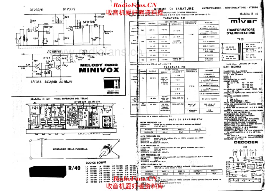Mivar Melody 0200 Minivox 电路原理图.pdf_第1页