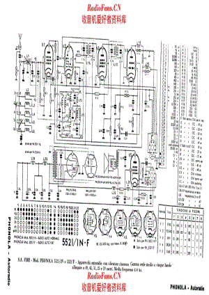 Phonola 5521-1N 5521-F 电路原理图.pdf
