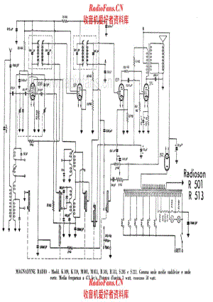 Magnadyne K109 K119 M801 M813 R501 R513 S203 S231 电路原理图.pdf